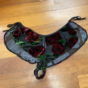 Savage X Fenty Side Tie Velvet Sexy Shorty Shorts